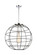 Essex One Light Pendant in Polished Chrome (405|221-1S-PC-CE-22-BK)