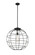 Essex One Light Pendant in Matte Black (405|221-1S-BK-CE-22-BK)