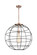 Essex One Light Pendant in Antique Copper (405|221-1S-AC-CE-22-BK)