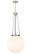 Essex One Light Pendant in Satin Nickel (405|221-1P-SN-G201-18)