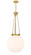 Essex One Light Pendant in Satin Gold (405|221-1P-SG-G201-18)