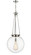 Essex One Light Pendant in Polished Nickel (405|221-1P-PN-G202-18)