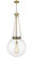 Essex One Light Pendant in Antique Brass (405|221-1P-AB-G202-18)