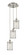 Downtown Urban LED Pendant in Brushed Satin Nickel (405|113B-3P-SN-M18-SN)