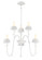 North Fork Six Light Pendant in Sand White (7|5906-655)