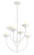 Ryton Six Light Chandelier in Plaster White (7|4715-892)