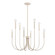 Ulla Eight Light Chandelier in Antique White (45|EC89875/8)