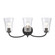 Emily Three Light Vanity in Matte Black (45|EC89254/3)