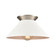 Cavendish One Light Semi Flush Mount in Brushed Nickel (45|89993/1)