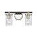 Burrow Two Light Vanity in Polished Nickel (45|89851/2)