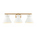 Forme Three Light Vanity in Brushed Gold (45|89812/3)