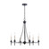 Solomon Six Light Chandelier in Matte Black (45|89697/6)