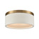 Engel Two Light Flush Mount in Satin Brass (45|82323/2)