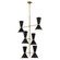 Phix 12 Light Foyer Chandelier in Champagne Bronze (12|52568CPZBK)