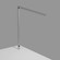 Z-Bar Gen 4 LED Desk Lamp in Silver (240|ZBD1000-D-SIL-THR)