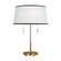 Ellison Two Light Desk Lamp in Burnished Brass (454|KST1132BBS1)