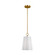 Bronte One Light Pendant in Burnished Brass (454|KSP1071BBS)