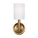 Egmont One Light Bath Vanity in Satin Brass (454|DJW1051SB)