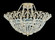 Rivendell Nine Light Semi-Flush Mount in Antique Silver (53|9843-48R)