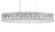 Plaza 16 Light Linear Pendant in Stainless Steel (53|6678R)