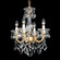 La Scala Four Light Chandelier in French Gold (53|5344-26S)