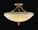 Parc Royale Three Light Semi Flush Mount in Vintage Gold Leaf (68|66-33-VGL/SSL)