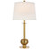 Comtesse LED Table Lamp in Hand-Rubbed Antique Brass (268|PCD 3100HAB-L)