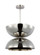 Shanti LED Pendant in Polished Nickel (182|SLPD13327N)