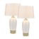 Peli One Light Table Lamp - Set of 2 in White (45|S0019-9469/S2)