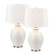 Junia One Light Table Lamp - Set of 2 in White (45|S0019-9472/S2)