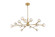 Graham 15 Light Pendant in Gold and Clear (173|3509D42G)