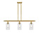 Ballston Three Light Island Pendant in Satin Gold (405|516-3I-SG-G804)