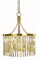 Holly Six Light Chandelier in Brushed Brass (8|5755 BR)