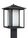 Hunnington One Light Outdoor Post Lantern in Black (1|89129-12)