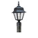 Polycarbonate Outdoor One Light Outdoor Post Lantern in Black (1|8255-12)