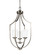 Hanford Three Light Hall / Foyer Pendant in Brushed Nickel (1|5224503EN3-962)