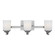 Kemal Three Light Wall / Bath in Brushed Nickel (1|4430703-962)