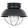 Sebring One Light Outdoor Flush Mount in Black (1|8869-12)