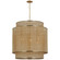 Linley LED Pendant in Soft Brass and Natural Rattan Caning (268|MF 5025SB/NRT)