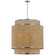 Linley LED Pendant in Polished Nickel and Natural Rattan Caning (268|MF 5025PN/NRT)