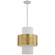 Chalmette LED Pendant in Plaster White and Gild (268|JN 5331PW/G)