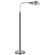 Basden LED Floor Lamp in Polished Nickel and Black Rattan (268|CHA 9080PN/BRT)