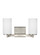 Hettinger Two Light Wall / Bath in Brushed Nickel (1|4439102EN3-962)