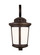 Eddington One Light Outdoor Wall Lantern in Antique Bronze (1|8619301-71)