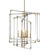 Chantilly Eight Light Pendant in Aged Brass (90|730842)