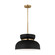 Pemberton One Light Pendant in Midnight Black (454|DJP1111SBMBK)