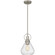 Quoizel Piccolo Pendant One Light Mini Pendant in Brushed Nickel (10|QPP6187BN)