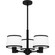 Kylen Three Light Chandelier in Matte Black (10|KYL2822MBK) Kylen Three Light Chandelier in Matte Black (10|KYL2822MBK)