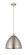 Edison One Light Mini Pendant in Brushed Satin Nickel (405|616-1S-SN-MBD-16-SN)