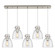 Downtown Urban Five Light Linear Pendant in Brushed Satin Nickel (405|125-410-1PS-SN-G412-8SDY)